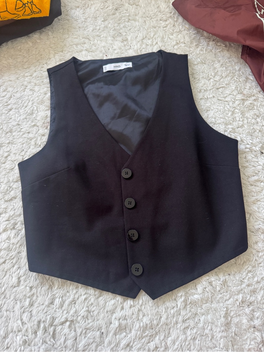 Mango women's Black Dress Vest